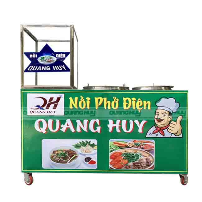Tủ bán phỏ liền nồi Quang Huy