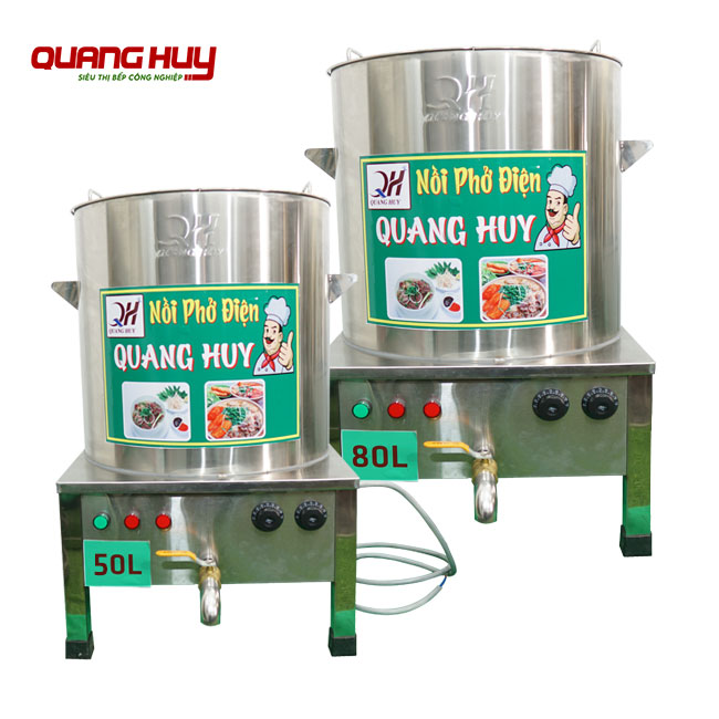 Bộ 2 nồi phở 50 lit-80 lit Quang Huy