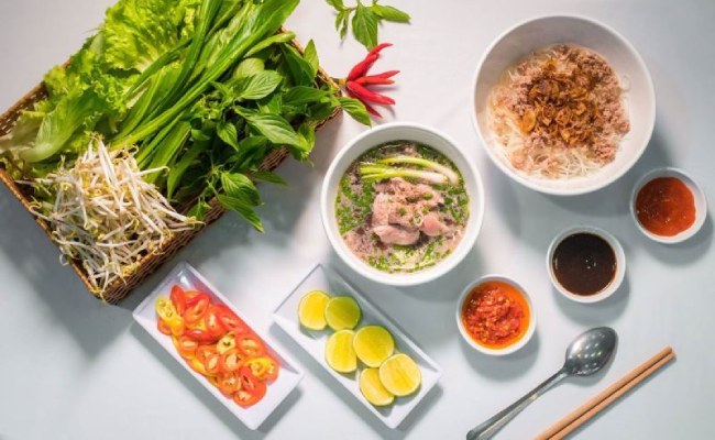 Nguyên liệu trộn phở chua ngọt