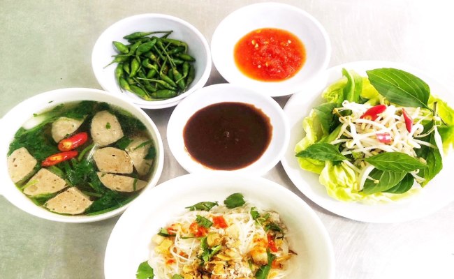 Nguyên liệu trộn phở da giòn