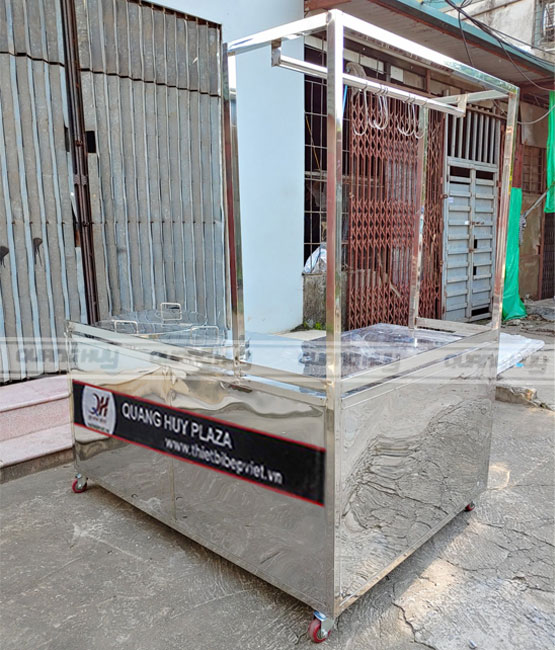 Thiết kế xe hủ tiếu theo yêu cầu khách hàng