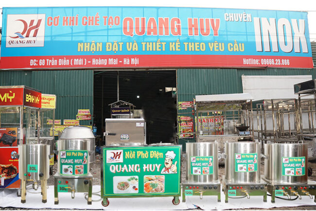 Xưởng sản xuất nồi phở điện Quang Huy