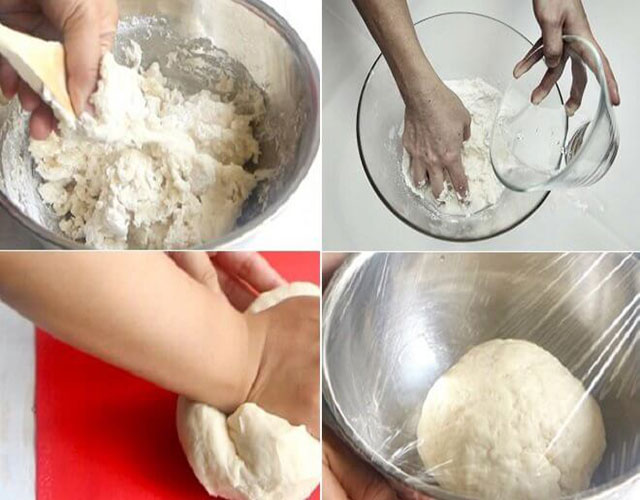 làm bánh bao ngọt không nhân bằng bột mì
