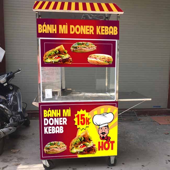 15 Mẫu Xe Bánh Mì Thổ Nhĩ Kỳ Doner Kebab Đẹp Nhất 2022