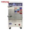 Mẫu tủ nấu cơm công nghiệp 8 khay băng điện gas