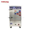 Tủ nấu cơm điện gas công nghiệp 6 khay Quang Huy đa năng tiện lợi
