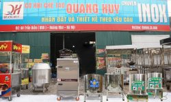 Xưởng cơ khí sản xuất thiết bị nhà bếp Quang Huy