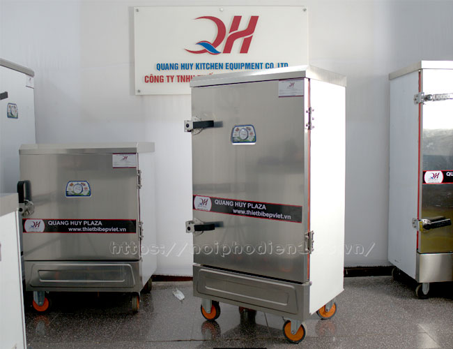 Tủ hấp bánh bao công nghiệp Quang Huy