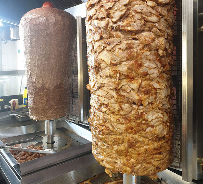 Cây thịt nướng Doner Kebab hấp dẫn