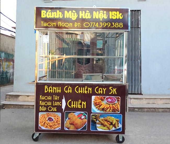 Xe bánh bánh Xèo, nem Lụi Xe bánh bánh Xèo, nem Lụi