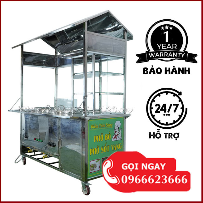 Xe Tủ Kính Bán Phở 25-80L