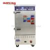 Tủ hấp cơm 10 khay điện gas Quang Huy