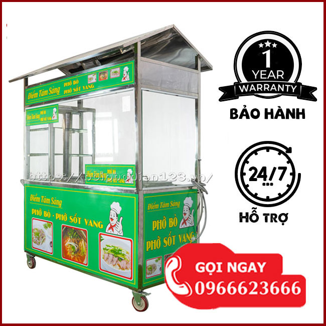 Xe Tủ Kính Bán Phở 25-80L