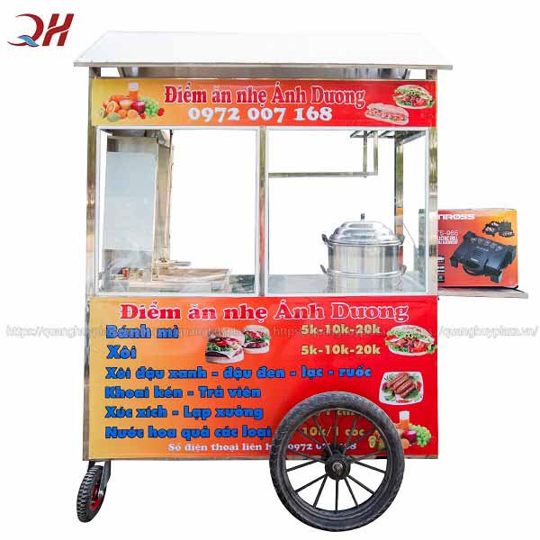 Thiết kế thông minh của xe bán đồ ăn đường phố Quang Huy