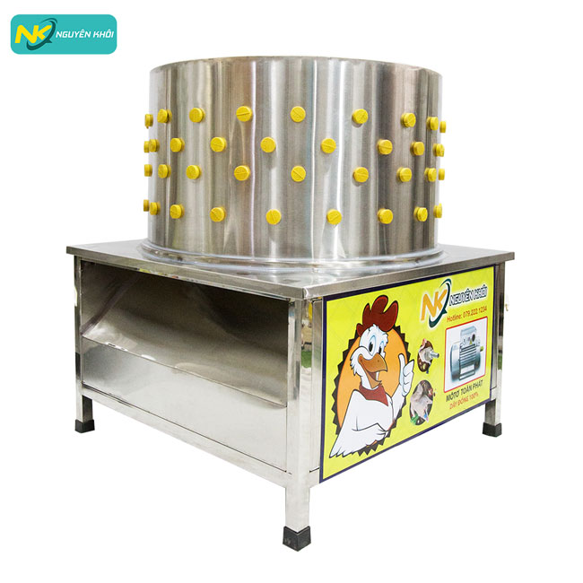 Mẫu máy làm lông gà vịt phi 80cm Nguyên Khôi địa chỉ bán máy vặt lông gà vịt, mua máy vặt lông gà ở đâu, mua máy vặt lông gà