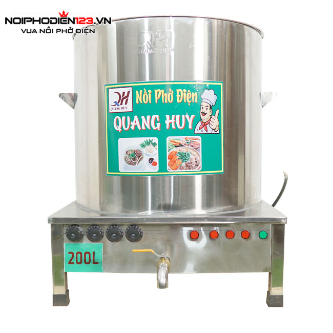 Nồi nấu phở bằng điện 200 lít