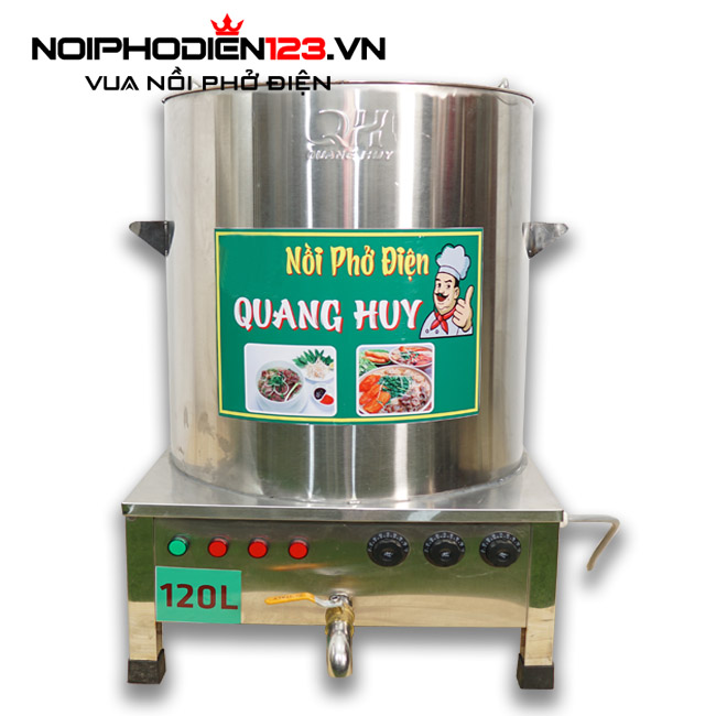 Nồi nấu phở điện 120L