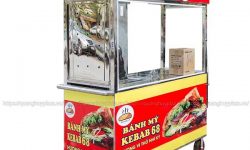 Xe Đẩy Bánh Mì Doner Kebab 1m5 QHXBM-TNK1.5