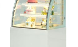 Tủ trưng bày bánh kem kính cong 90 cm