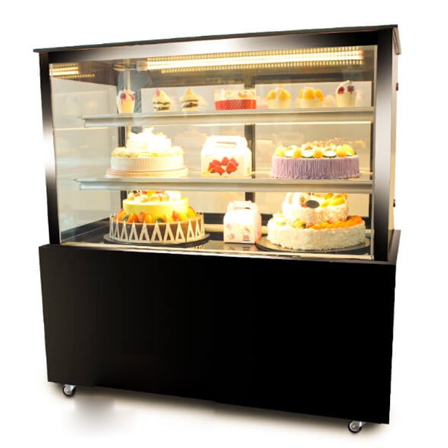 Tủ kính bán bánh kem 1m5, review tủ trưng bày bánh kem