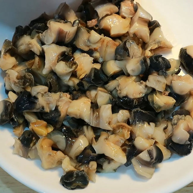 Ướp thịt ốc cho ngấm đều vị, Cách nấu bún ốc chuối đậu