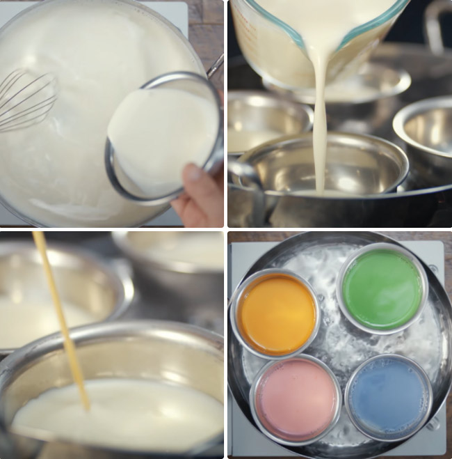 Làm rau câu màu, Cách làm bánh kem rau câu 3D