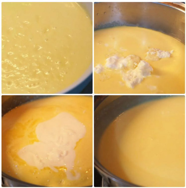 Nấu sốt kem bắp thơm ngon, Cách làm bánh kem bắp phô mai