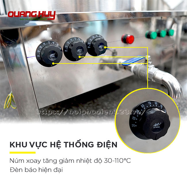 Núm chỉnh nhiệt của nồi nấu phở điện Núm chỉnh nhiệt của nồi nấu phở điện, Chiết áp nồi phở