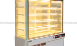 Tủ trưng bày bánh kem 1m8 (5 tầng) kính vuông