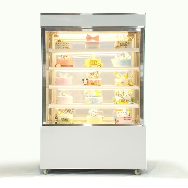 Tủ trưng bày bánh kem 1m2 (5 tầng) kính vuông