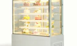 Tủ trưng bày bánh kem 1m5 (5 tầng) kính vuông