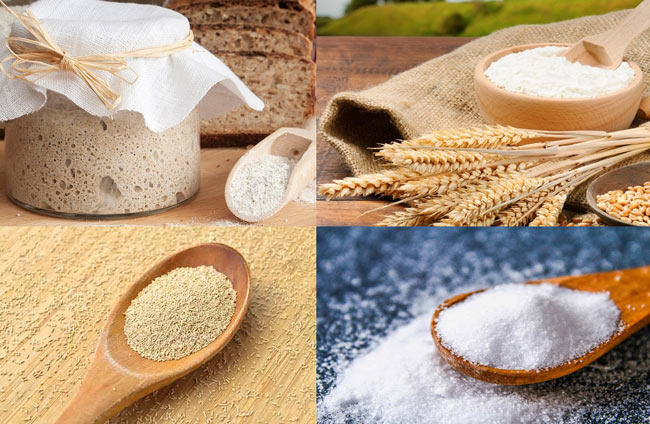 Những nguyên liệu cần có,  Cách làm bánh mì rỗng ruột