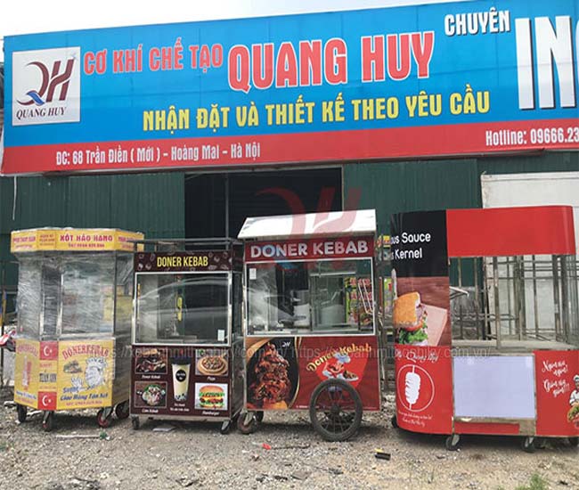 Quang Huy địa chỉ bán xe hàng rong chất lượng 