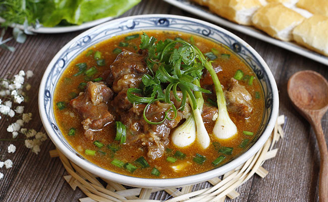 m&oacute;n phở sốt vang th&agrave;nh phẩm 