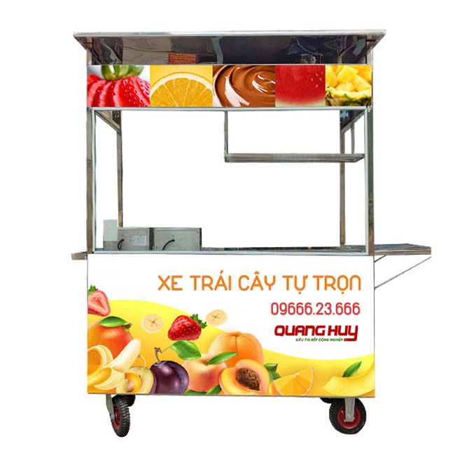 Xe bán hoa quả tự chọn Quang Huy