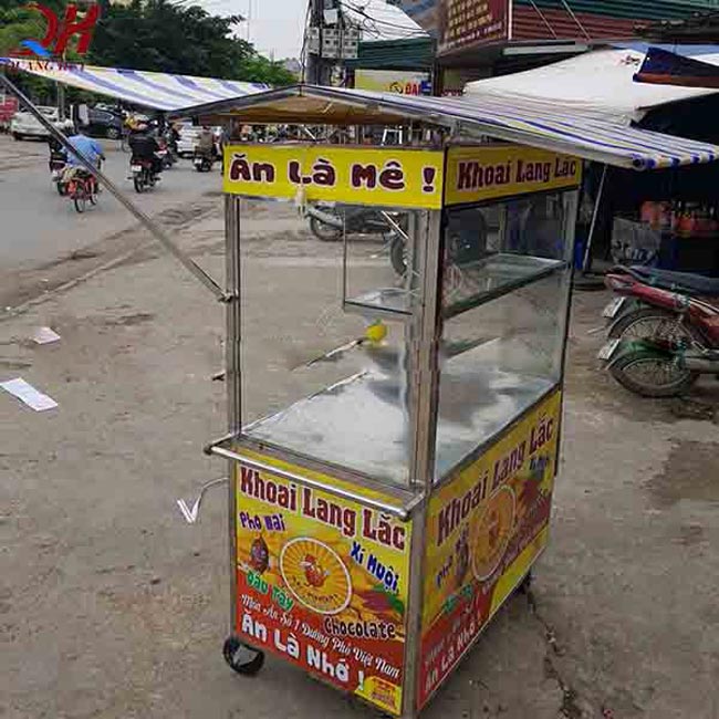 Xe bán khoai lang lắc Xe bán khoai lang lắc