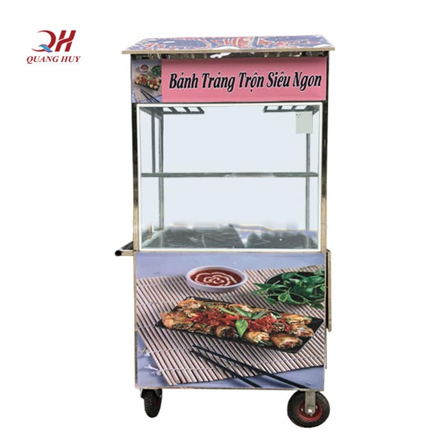 Xe bán bánh tráng trộn Quang Huy 