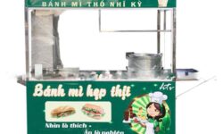 Xe bán xôi bánh mì 1m6 Quang Huy QHX602