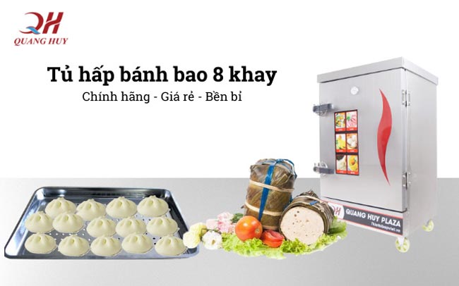 Quang Huy cung cấp đa dạng tủ hấp bánh bao chất lượng 