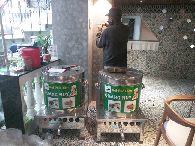 Dịch vụ lắp đặt nồi phở nhanh chóng