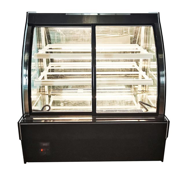 Tủ bánh kem 3 tầng mái vòm 1m8
