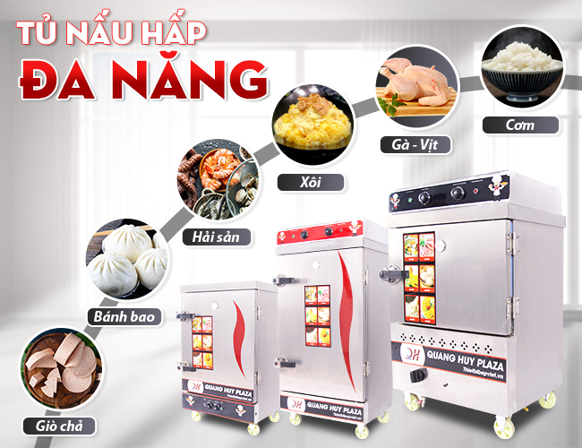 Tủ nấu cơm gà Hội An tiện dụng tại Quang Huy