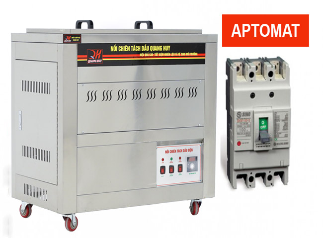 Lắp đặt Aptomat để đảm bảo an toàn cho thiết bị và nguồn điện 