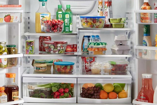 Không để quá nhiều đồ trong tủ lạnh 