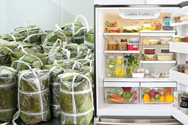 Bảo quản giò chả trong ngăn mát tủ lạnh 