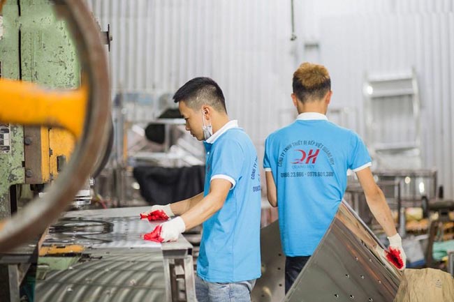 Quang Huy với xưởng sản xuất hiện đại đáp ứng tối đa nhu cầu người dùng