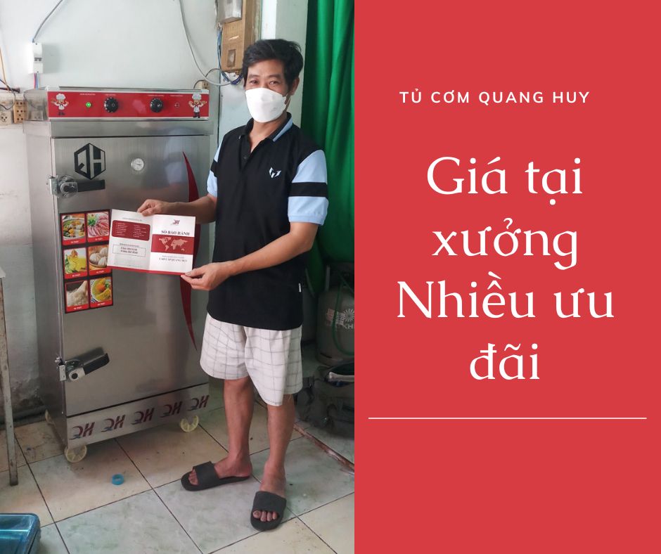 Tủ cơm Quang Huy có giá tại xưởng kèm nhiều ưu đãi
