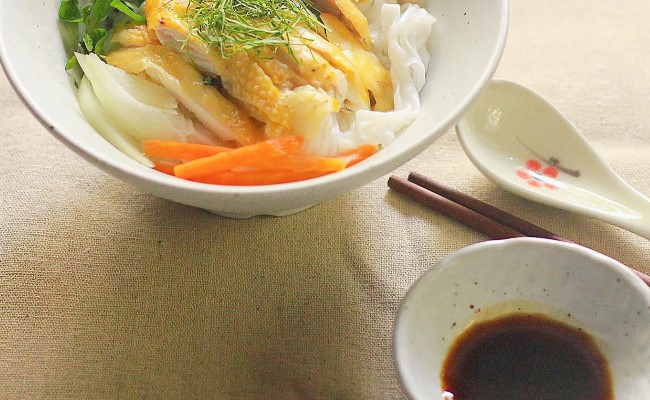 Phở trộn xì dầu đơn giản