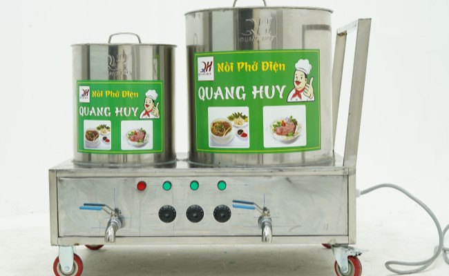 Xe đẩy nồi phở điện